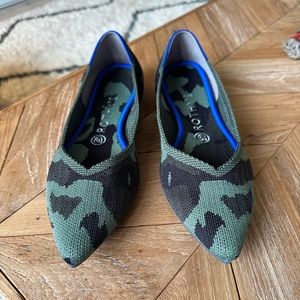 ROTHY'S The Point in Olive Camo -RETIRED- Women's 39/8.5